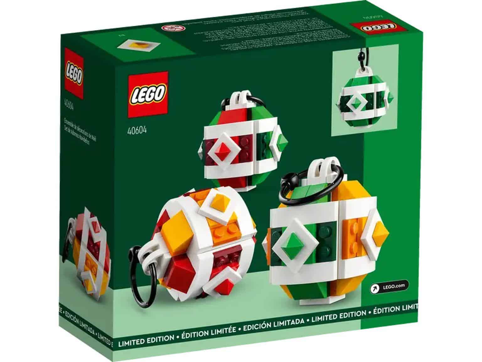 LEGO Edición Limitada | Set de Adornos Navideños 40604