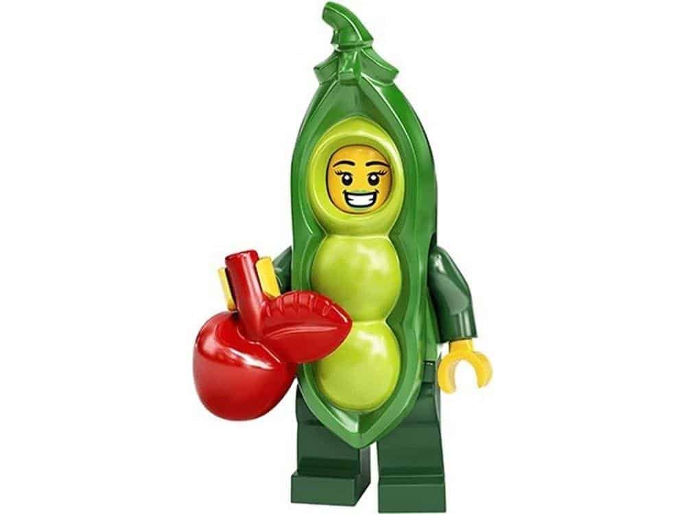 Lego Minifiguras Series 20 Peapod Costume Girl 71027 03