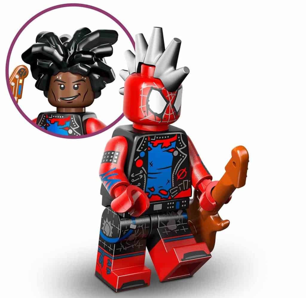 LEGO Minifiguras | Spider-Man: Cruzando el Multiverso Hobie Brown/Spider-Punk - 71050-02