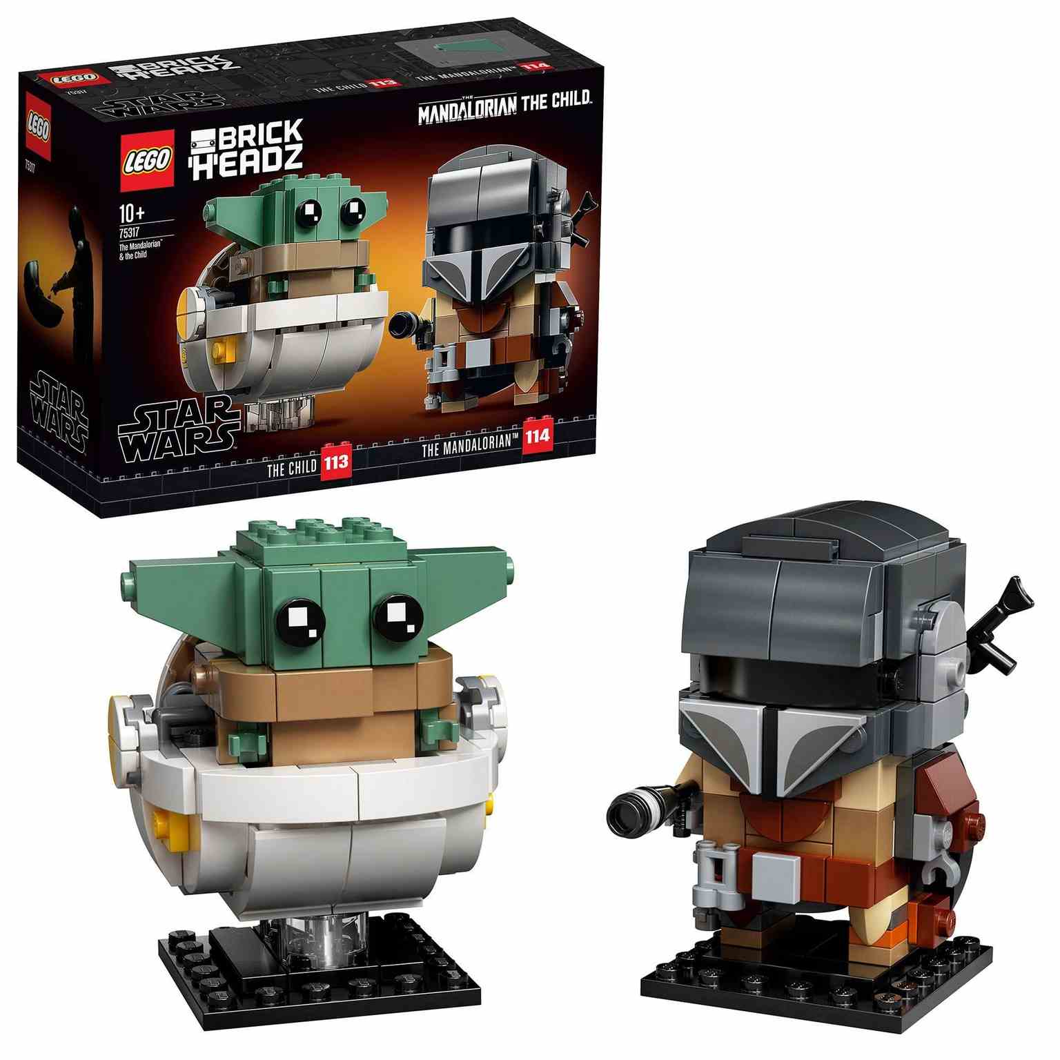Lego Star Wars BrickHeadz El Mandaloriano y el niño 75317