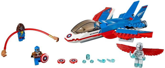 Lego Super Heroes Jet del Capitán América