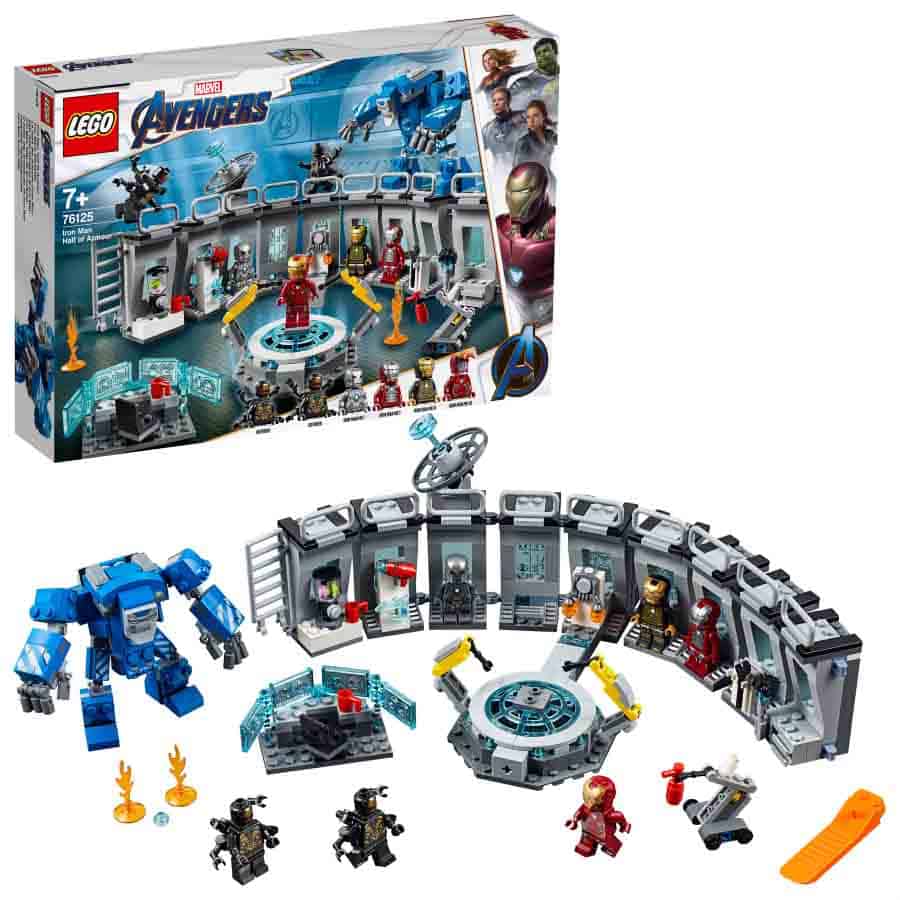 Lego Marvel Super Heroes Iron Man Sala de Armaduras 76125 nx3
