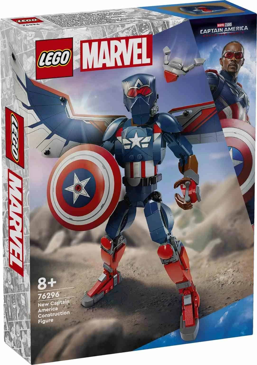 LEGO MARVEL | Figura para Construir: Nuevo Capitán América - 76296