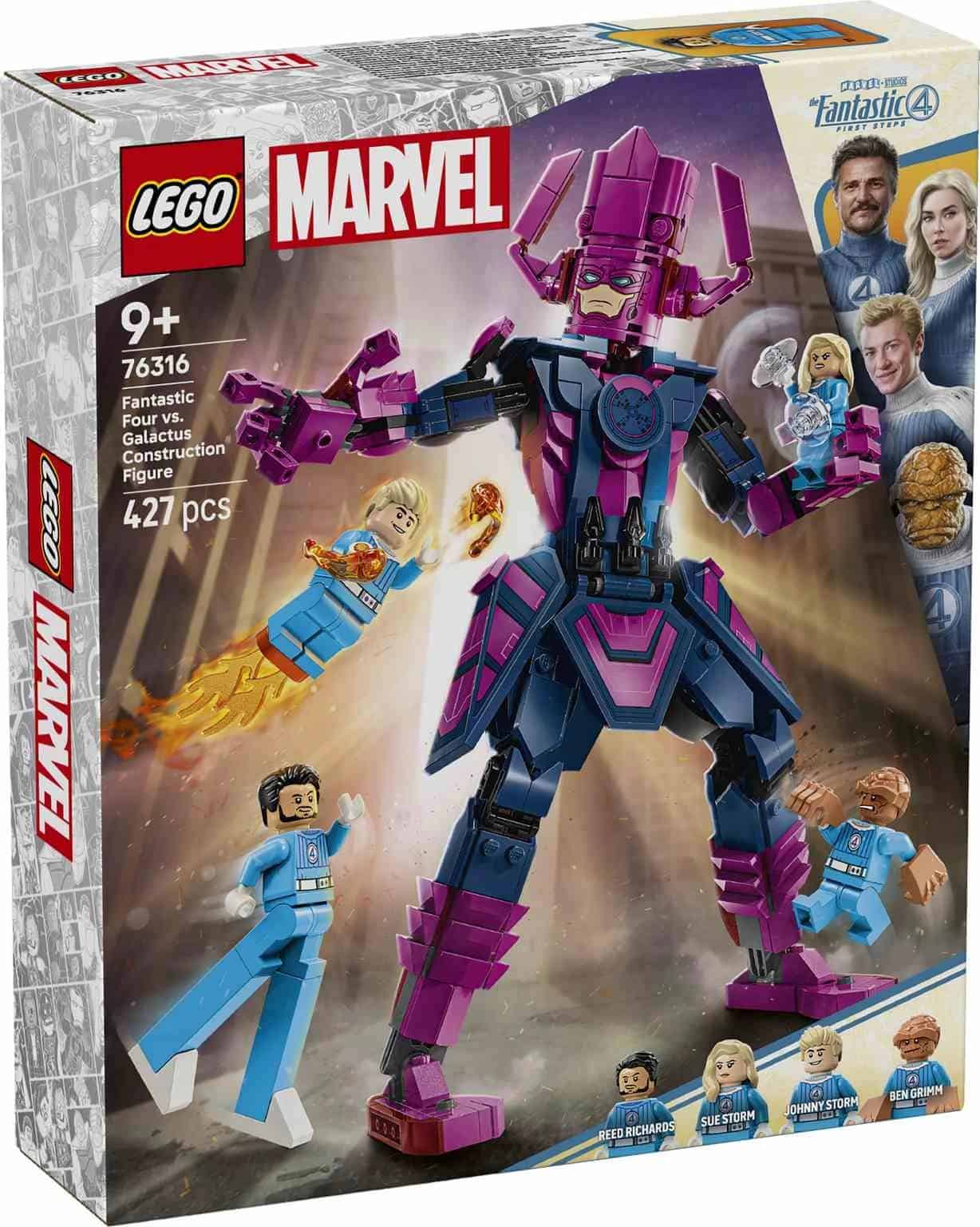LEGO MARVEL | Cuatro Fantásticos vs. Figura para Construir de Galactus- 76316