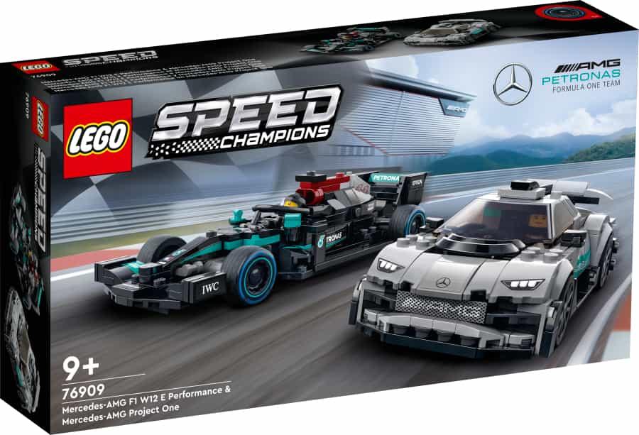 Lego Speed Champìons Mercedes-AMG F1 W12 E Performance y Mercedes-AMG Project One 76909