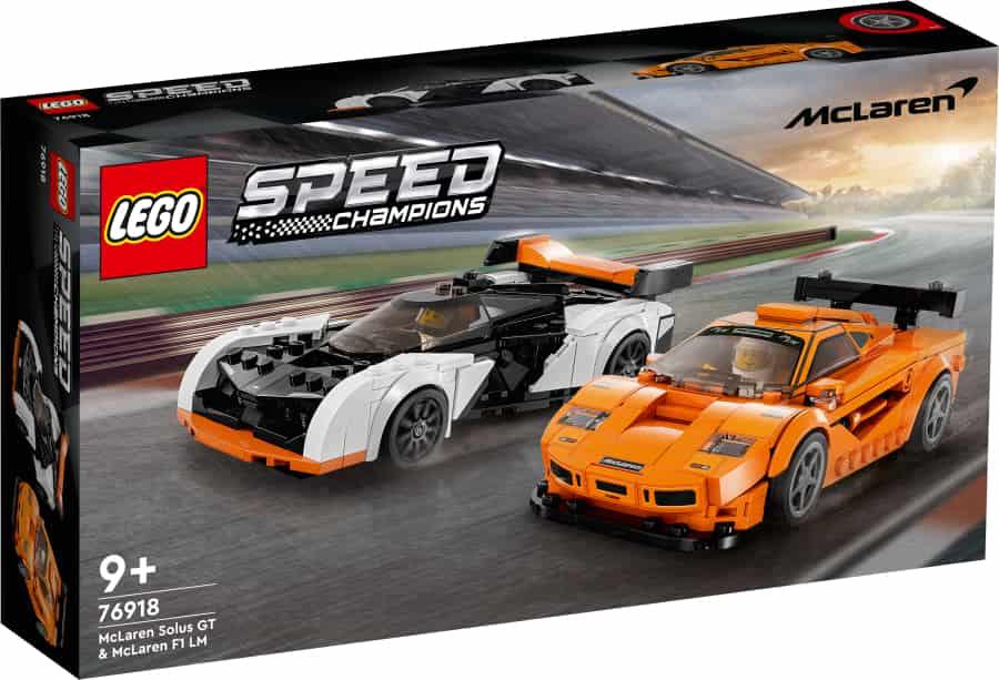 Lego Speed Champions McLaren Solus GT y McLaren F1 LM 76918