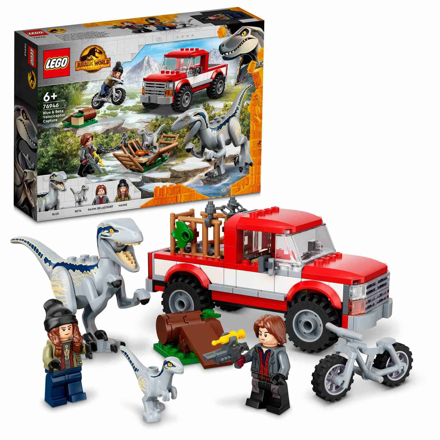 LEGO Jurasssic World | Captura de los Velocirraptores Blue y Beta 76946