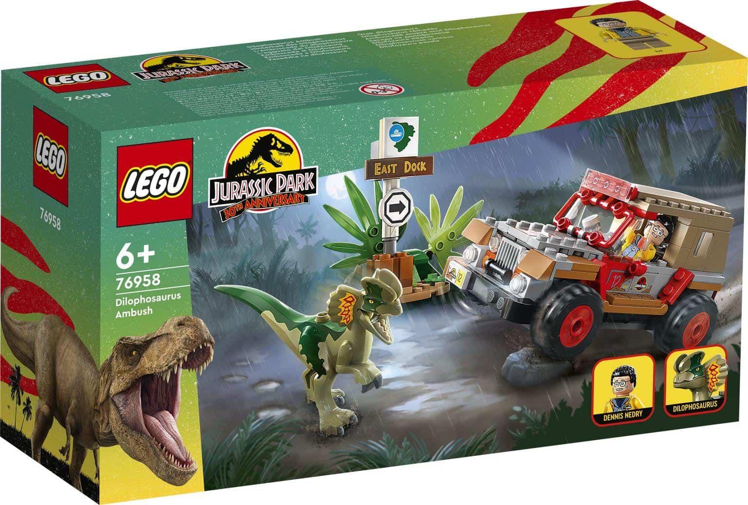 LEGO Jurasssic World | Emboscada al Dilofosaurio 76958