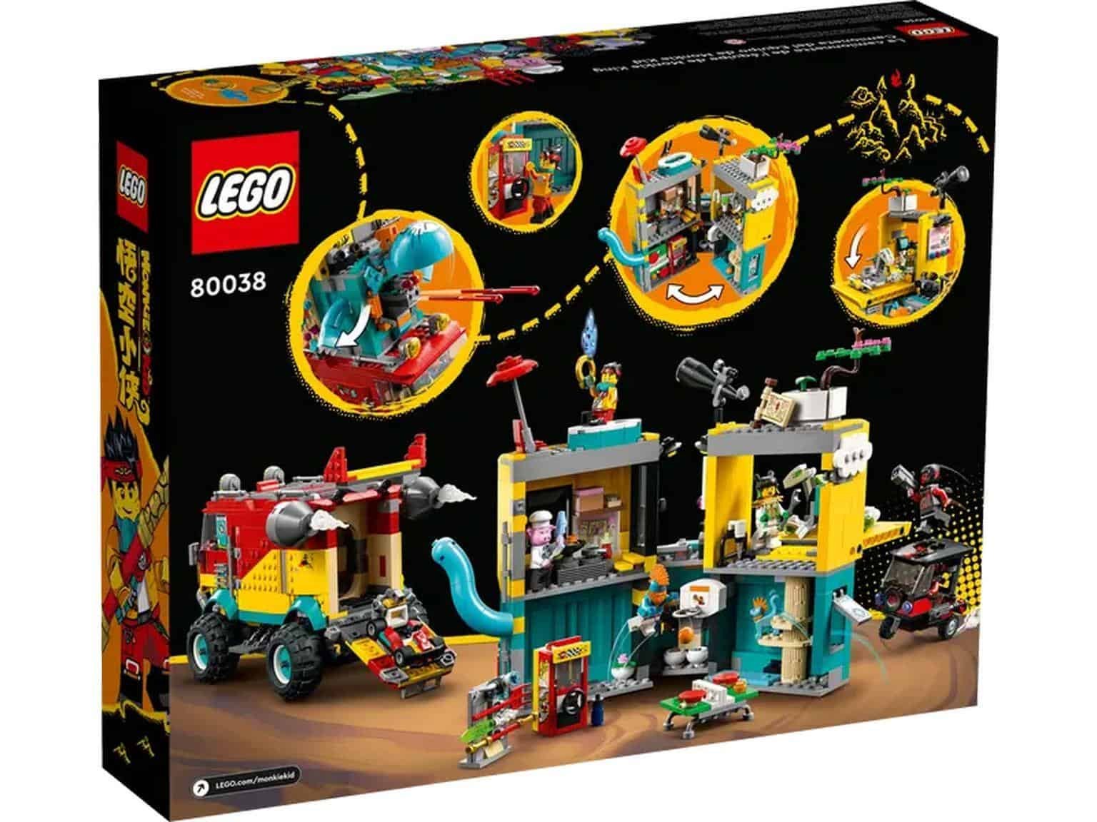 LEGO Monkie Kid | Furgoneta del Equipo de Monkie Kid 80038