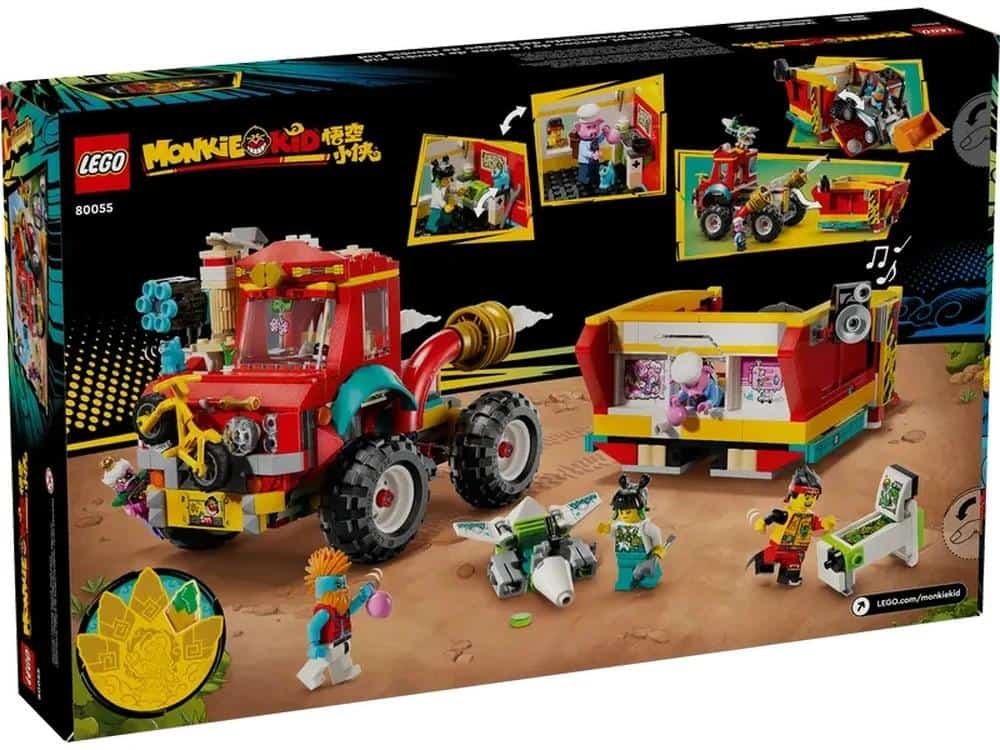 LEGO Monkie Kid |Camión Potenciado del Equipo de Monkie Kid - 80055