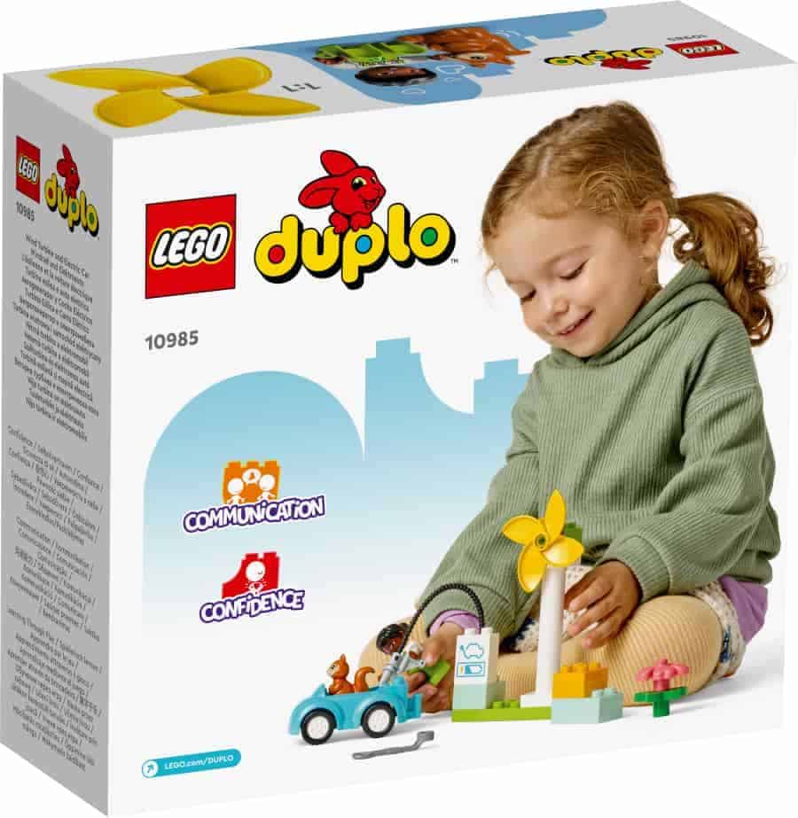 Lego Duplo Aerogenerador y Coche Eléctrico 10985
