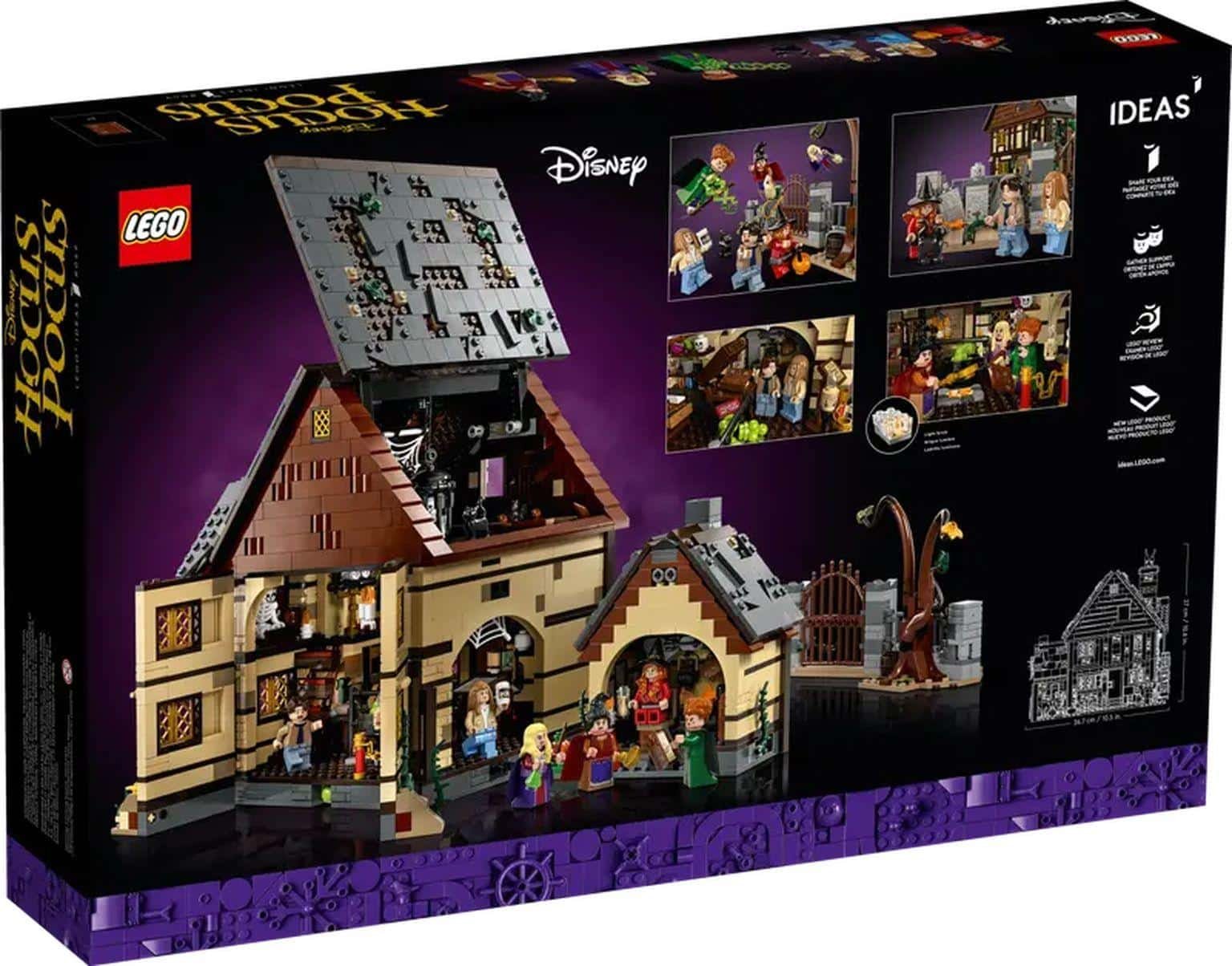 LEGO IDEAS | El Retorno de las Brujas: Cabaña de las Hermanas Sanderson 21341