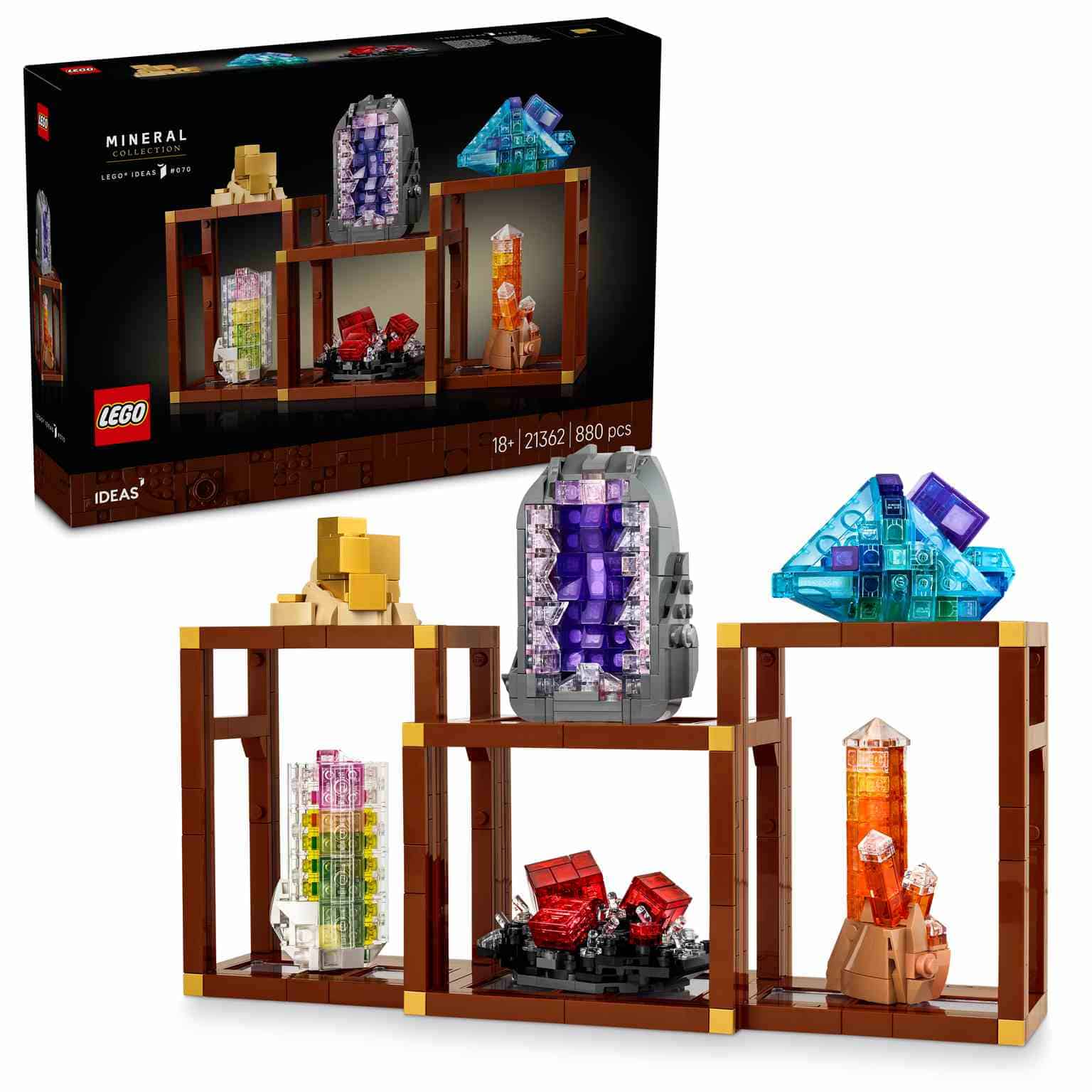 LEGO IDEAS | Colección de Minerales - 21362