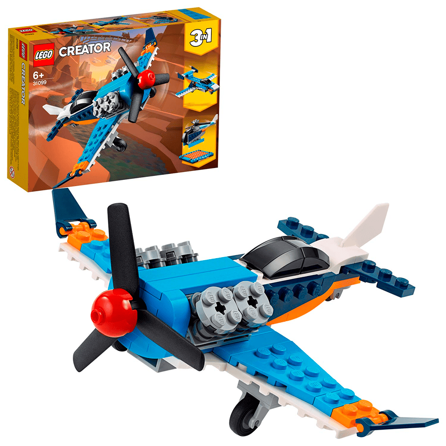 LEGO CREATOR 3 en 1 | Avión de Hélice 31099
