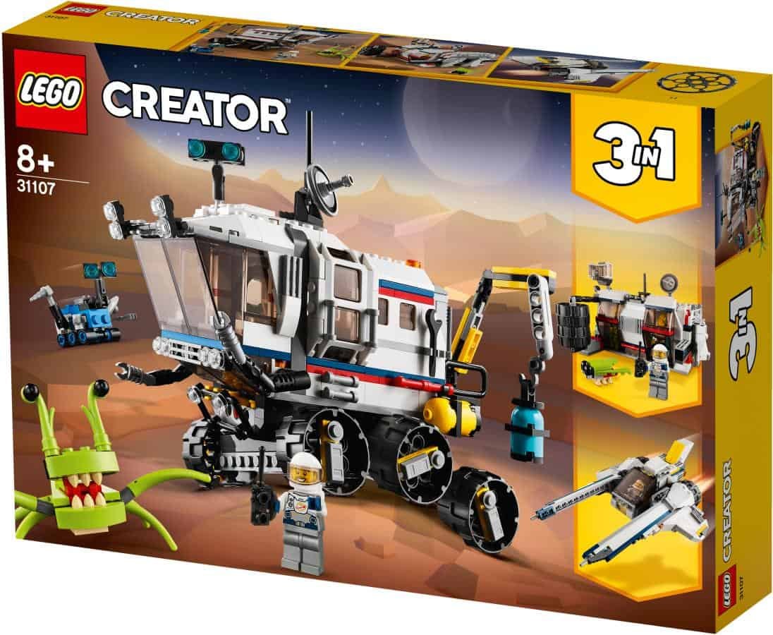 LEGO CREATOR 3 en 1 | Róver Explorador Espacial 31107
