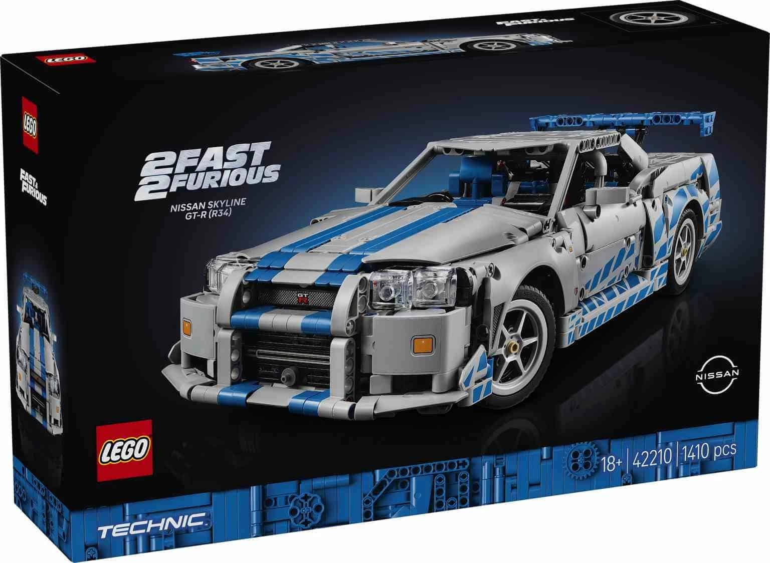 LEGO Technic | Coche Nissan Skyline GT-R (R34) de 2 Fast 2 Furious - 42210