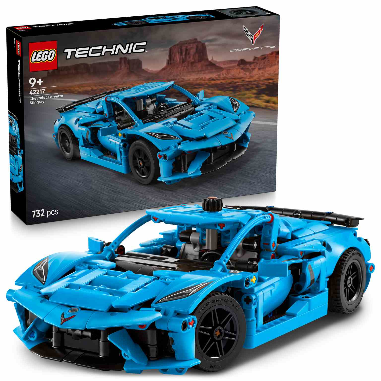 LEGO Technic | Chevrolet Corvette Stingray Azul - 42217