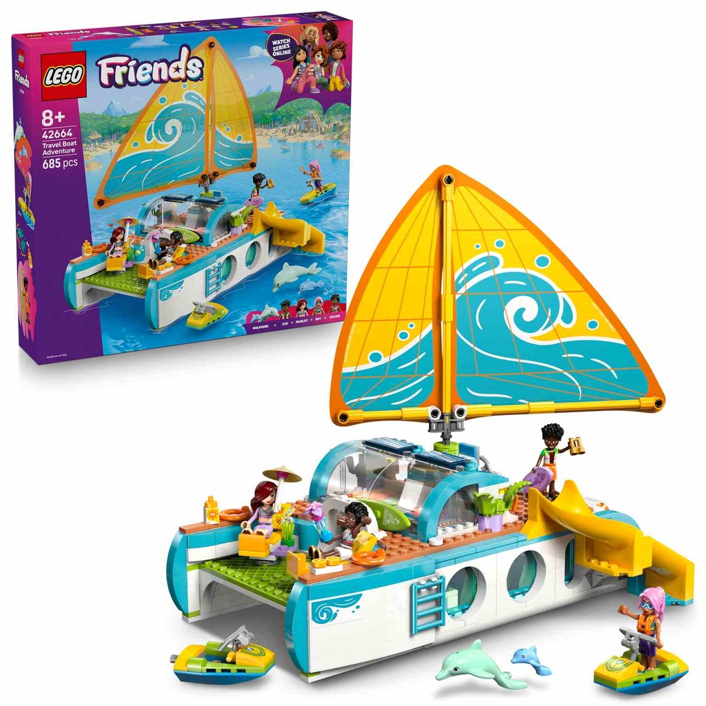 LEGO Friends | Aventura en el Barco de Viaje - 42664