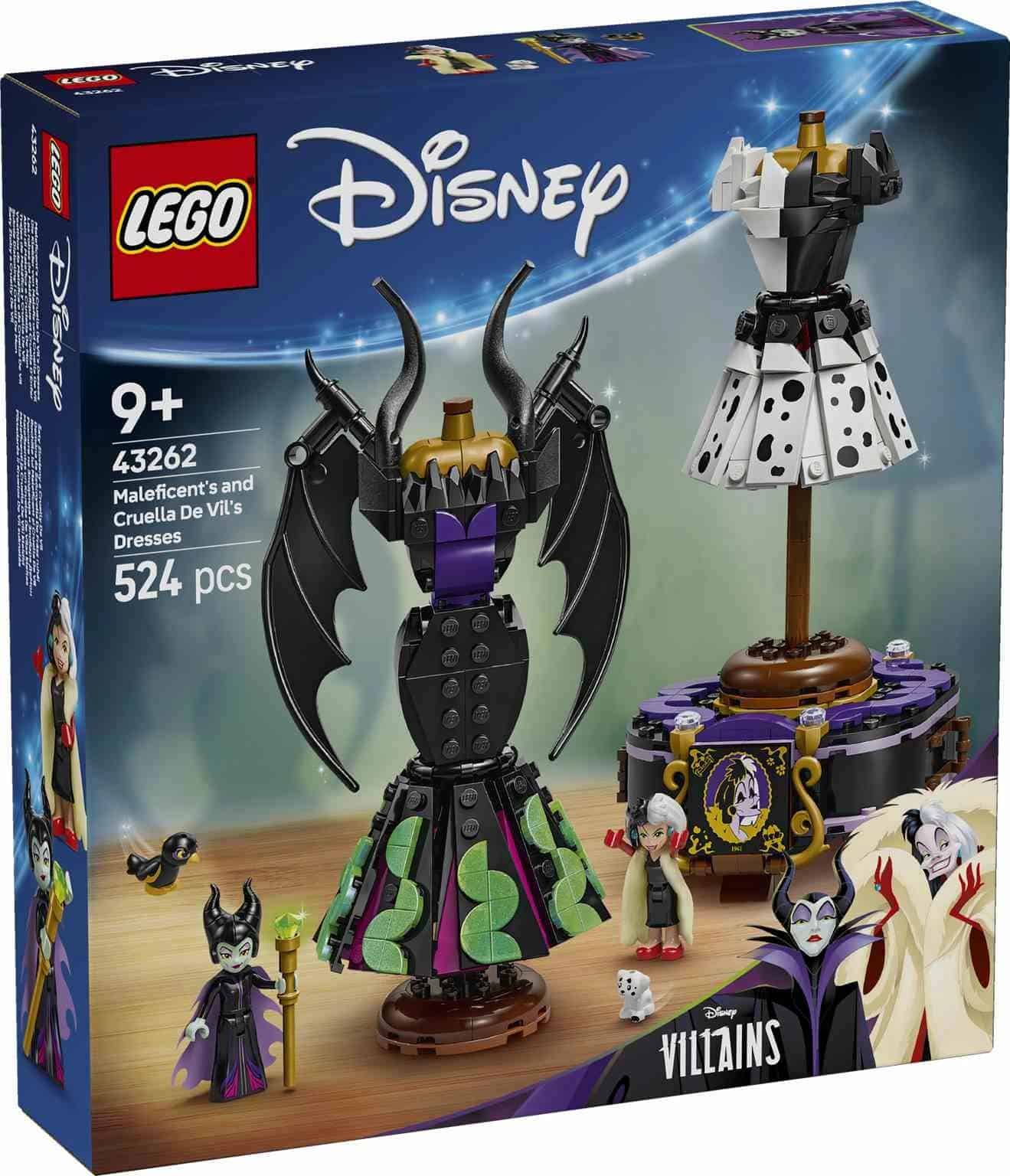 LEGO Disney | Trajes de Maléfica y Cruella De Vil - 43262