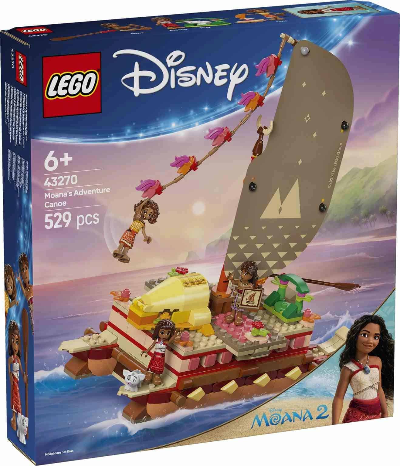 LEGO Disney | Canoa de Aventuras de Vaiana - 43270