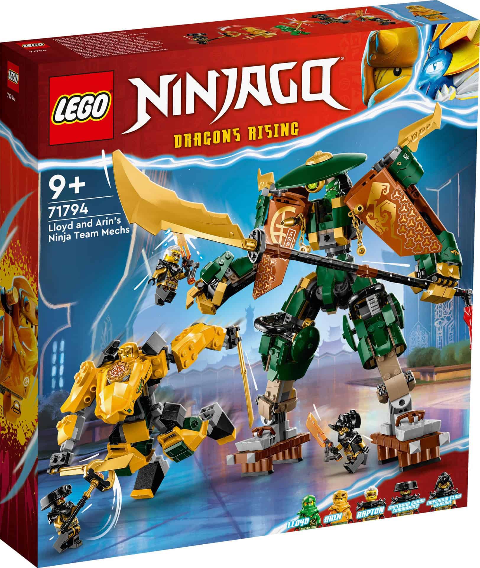 LEGO NINJAGO | Mecas del Equipo Ninja de Lloyd y Arin 71794
