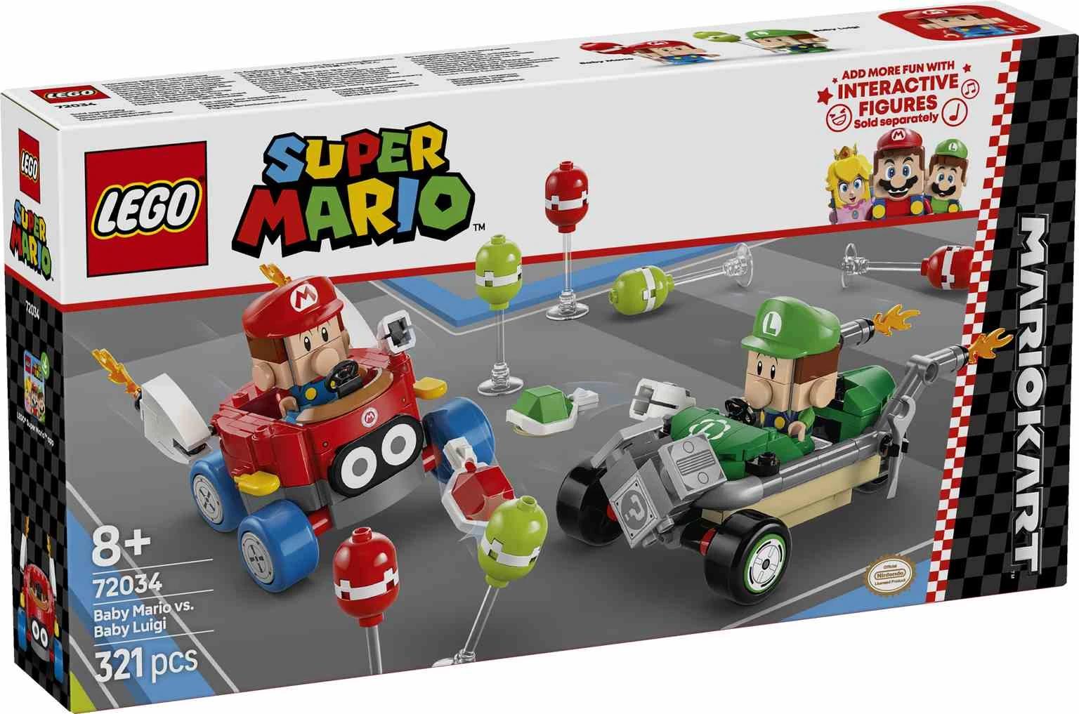 LEGO Super Mario | Mario Kart: Bebé Mario vs. Bebé Luigi - 72034