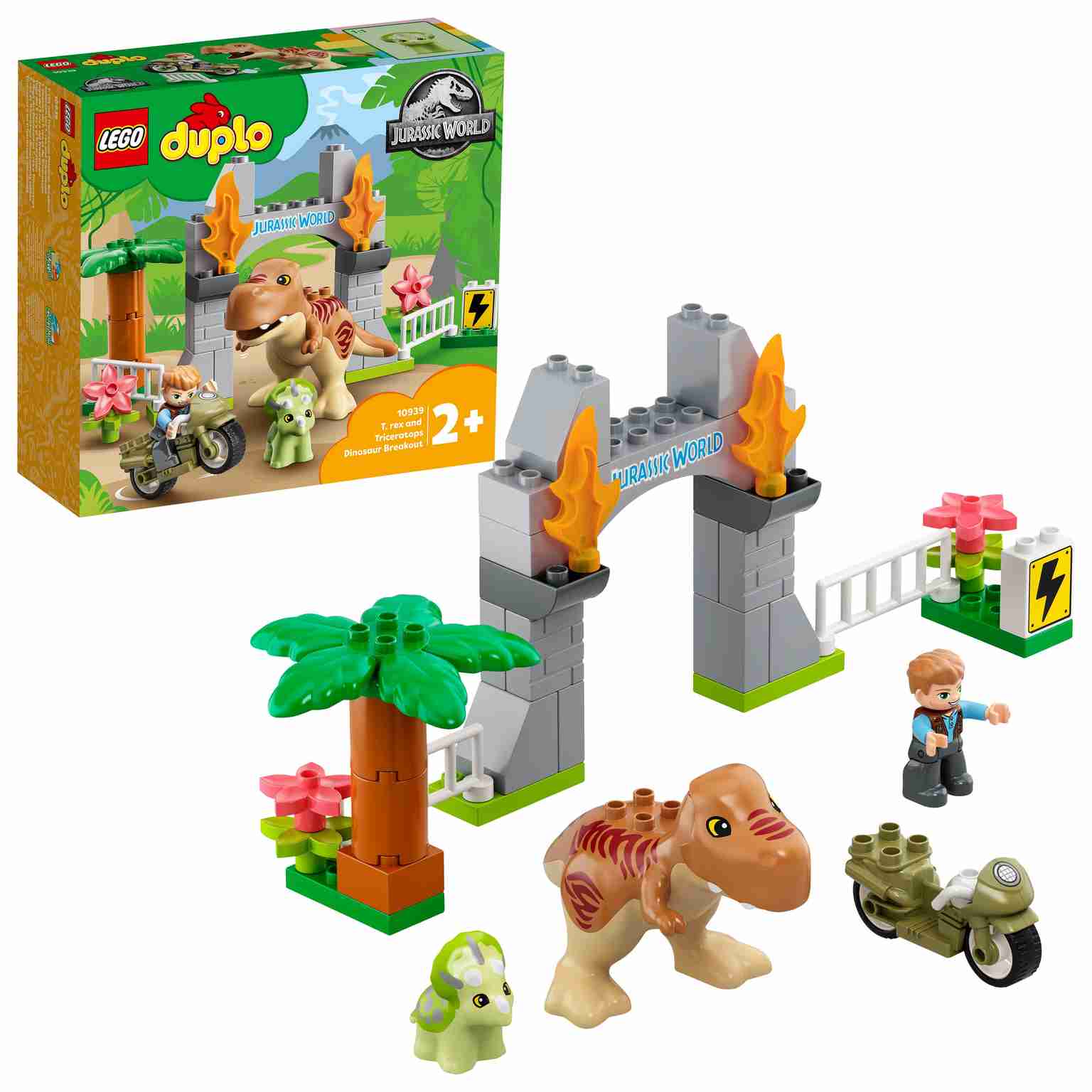 LEGO Duplo | Fuga del T. rex y el Triceratops 10939