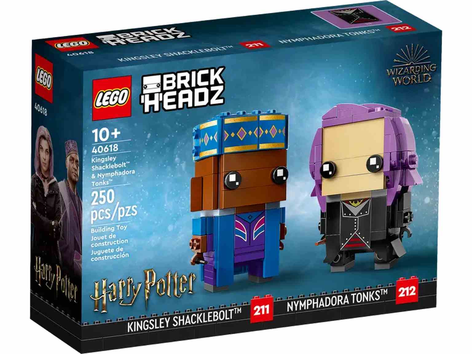 LEGO Brickheadz | Kingsley Shacklebolt y Nymphadora Tonks- 40618