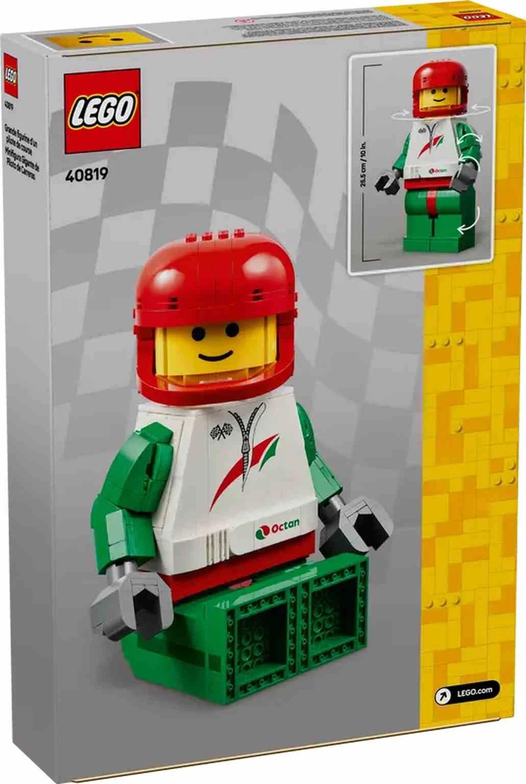 LEGO | Minifigura Gigante de Piloto de Carreras - 40819