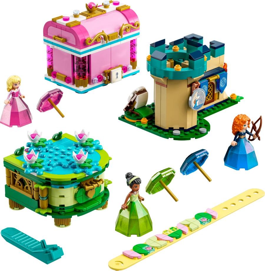 Lego Disney Princess Creaciones Encantadas de Aurora, Mérida y Tiana 43203