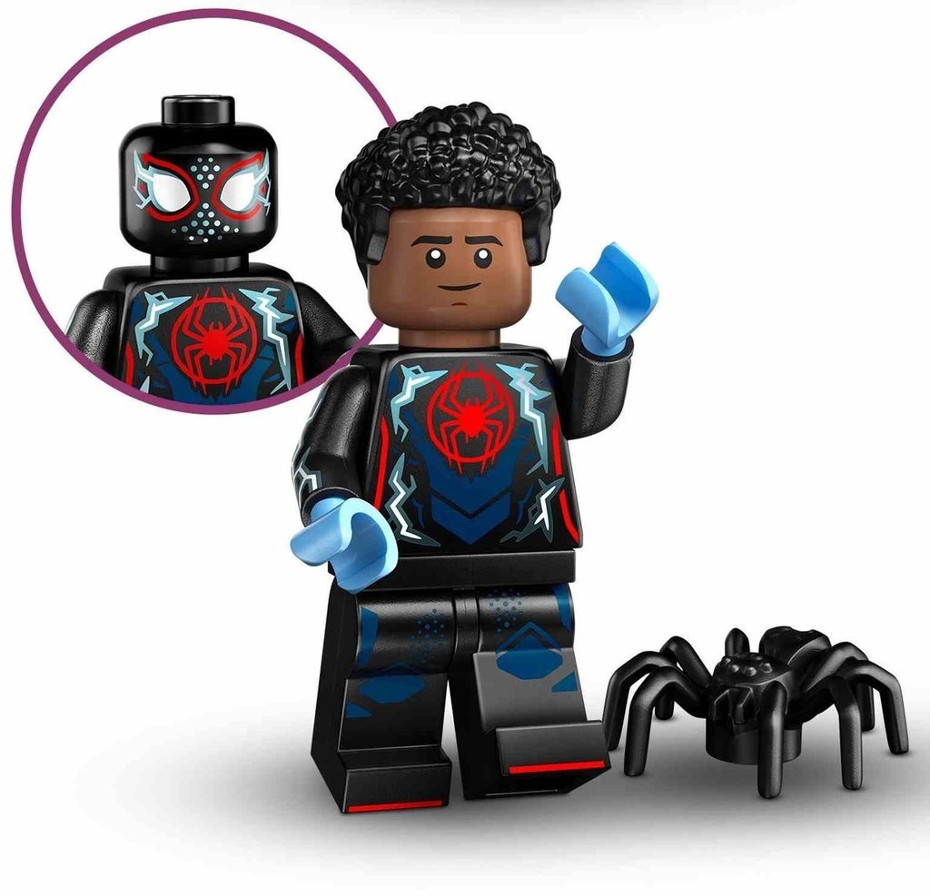 LEGO Minifiguras | Spider-Man: Cruzando el Multiverso Miles Morales/Spider-Man - 71050-01