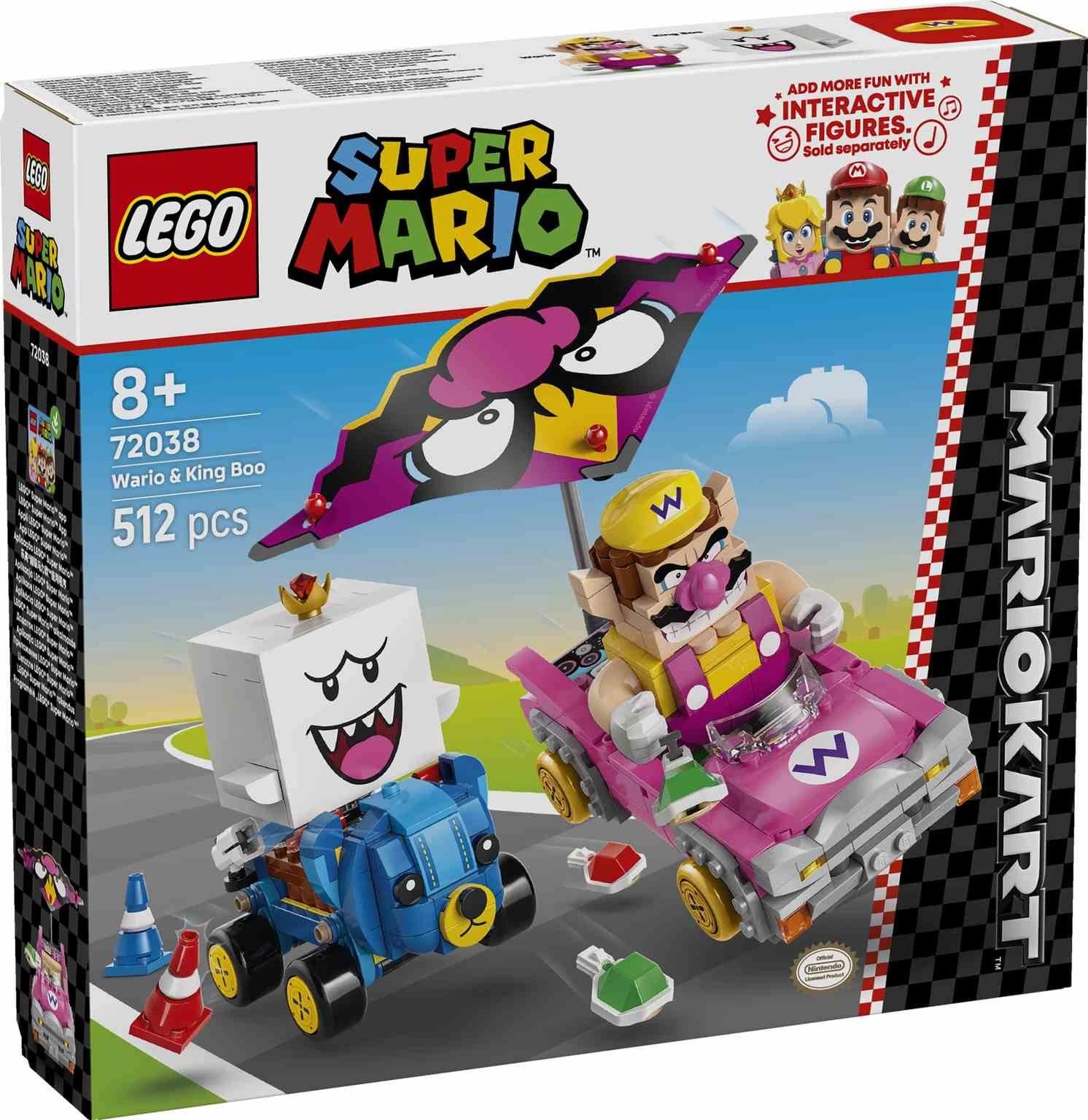 LEGO Super Mario | Mario Kart™ – Wario y Rey Boo - 72038