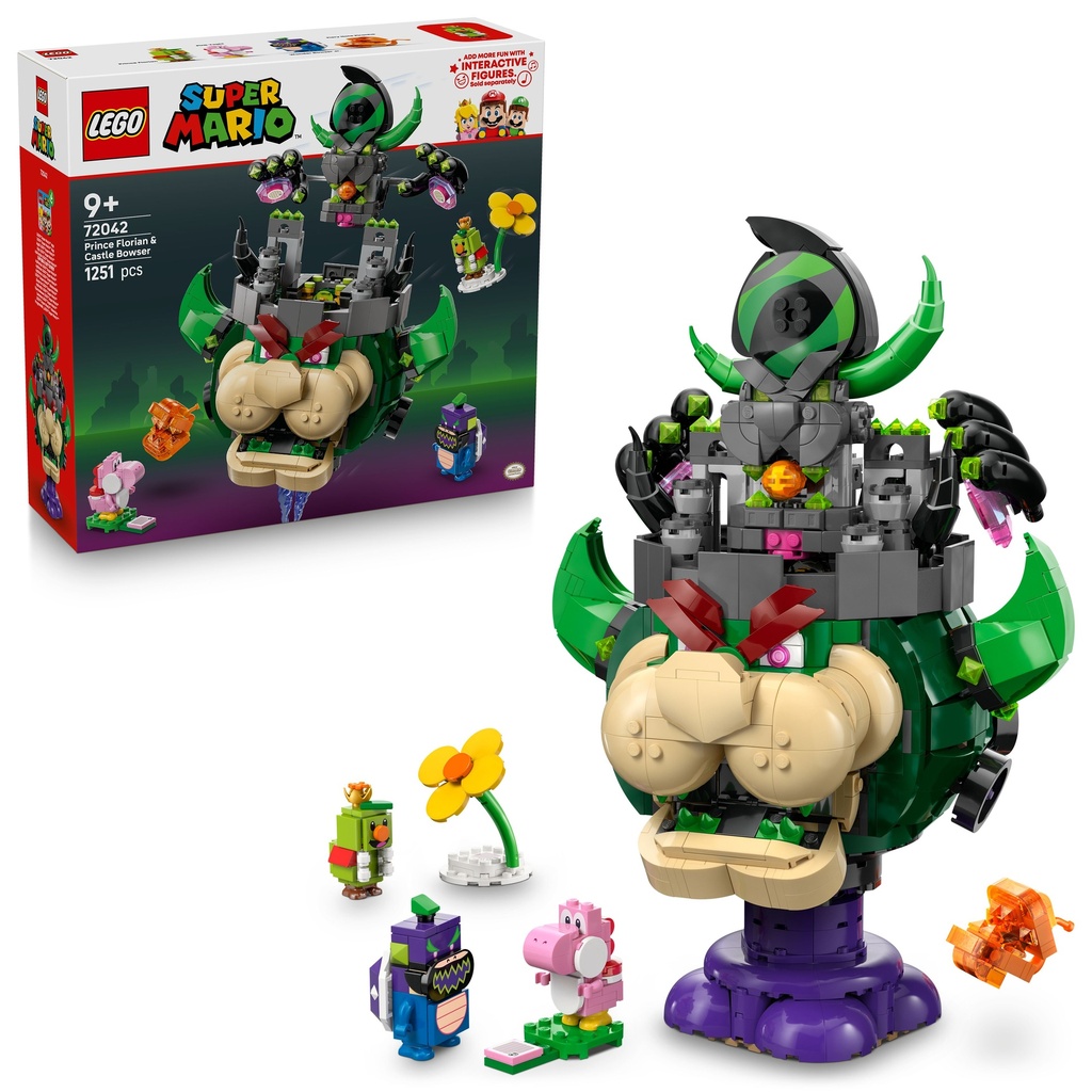 LEGO Super Mario | Príncipe Florian y Bowser Castillo - 72042