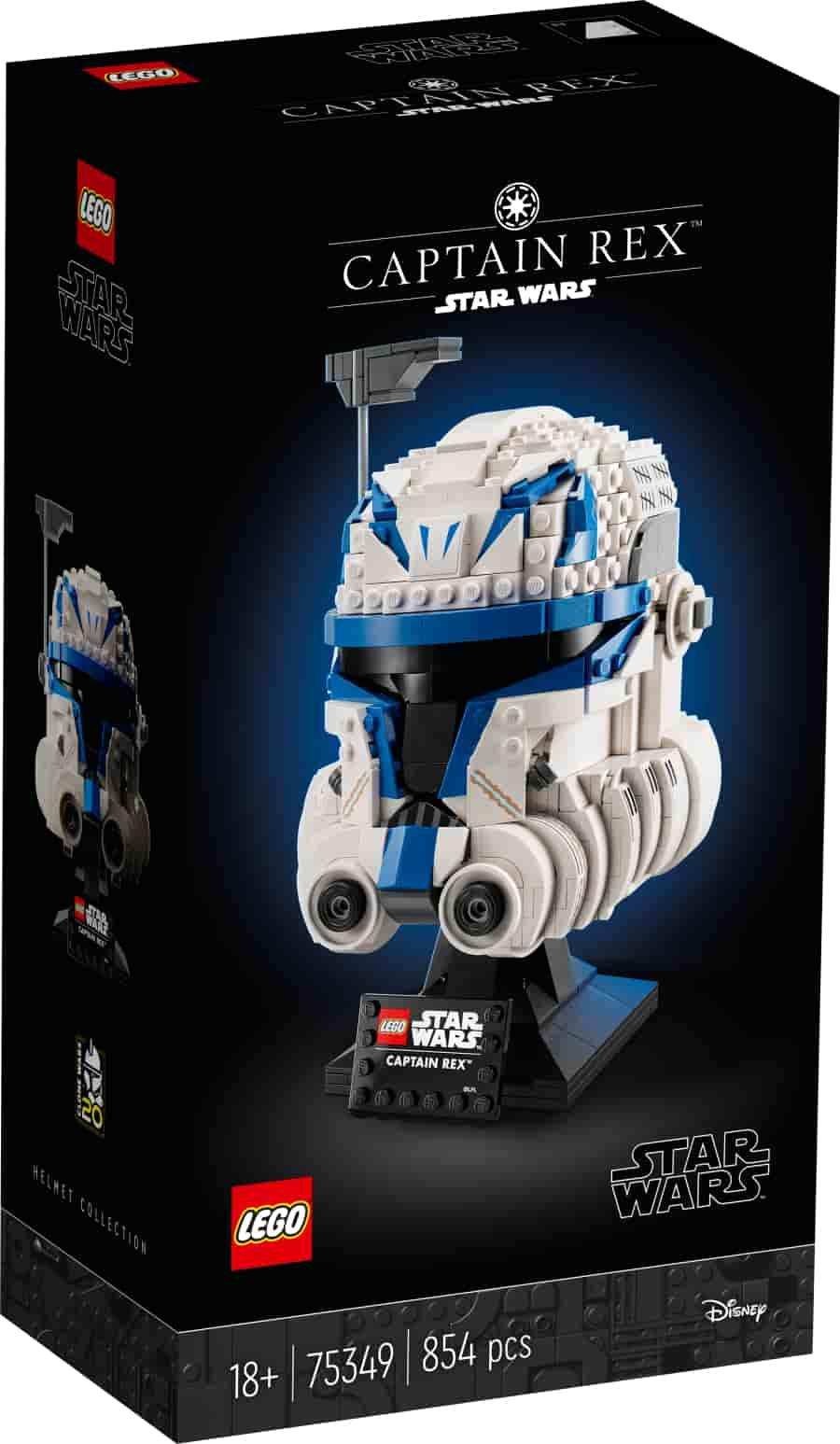 Lego Star wars Casco del Capitán Rex 75349