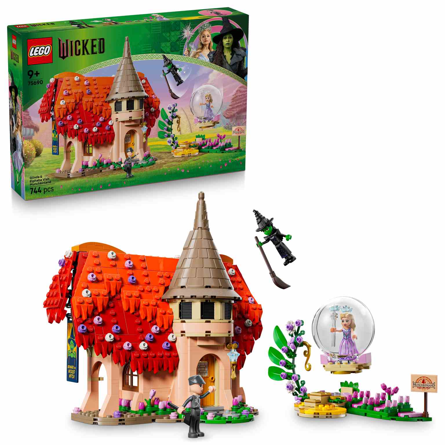 LEGO WICKED | Glinda y Elphaba Visitan Munchkinland - 75690