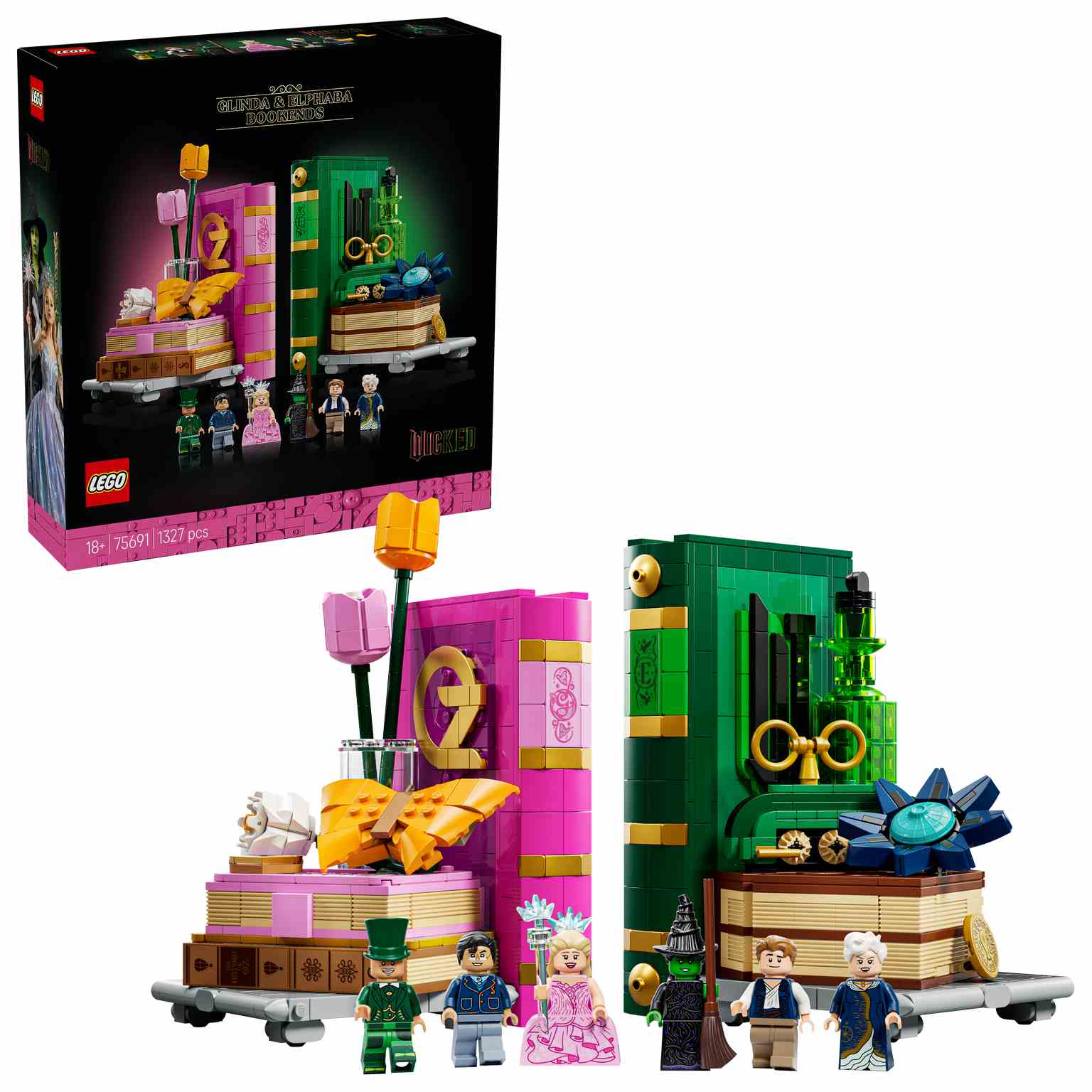 LEGO WICKED | Sujetalibros de Glinda y Elphaba - 75691