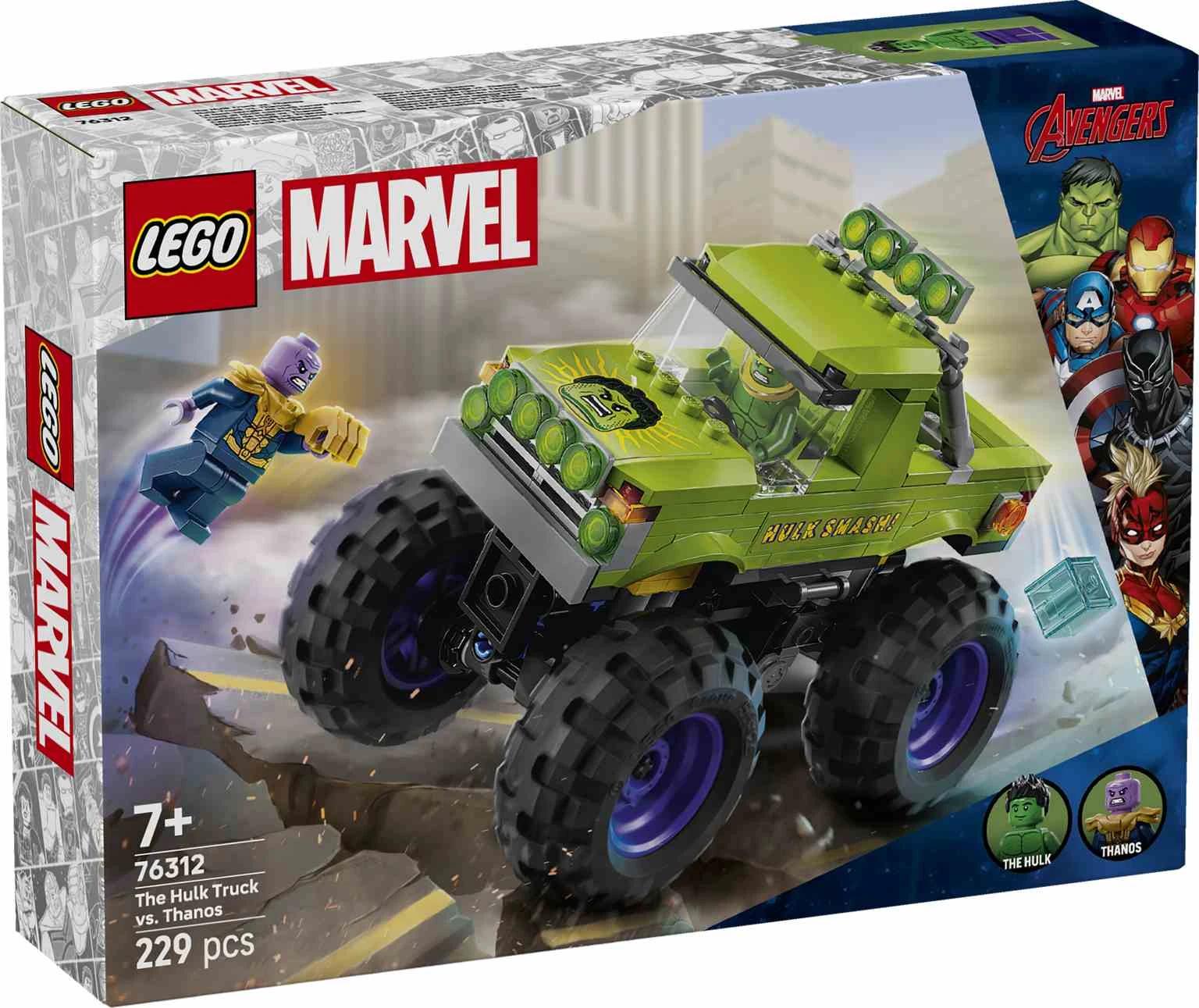 LEGO MARVEL | Camión de Hulk vs. Thanos - 76312