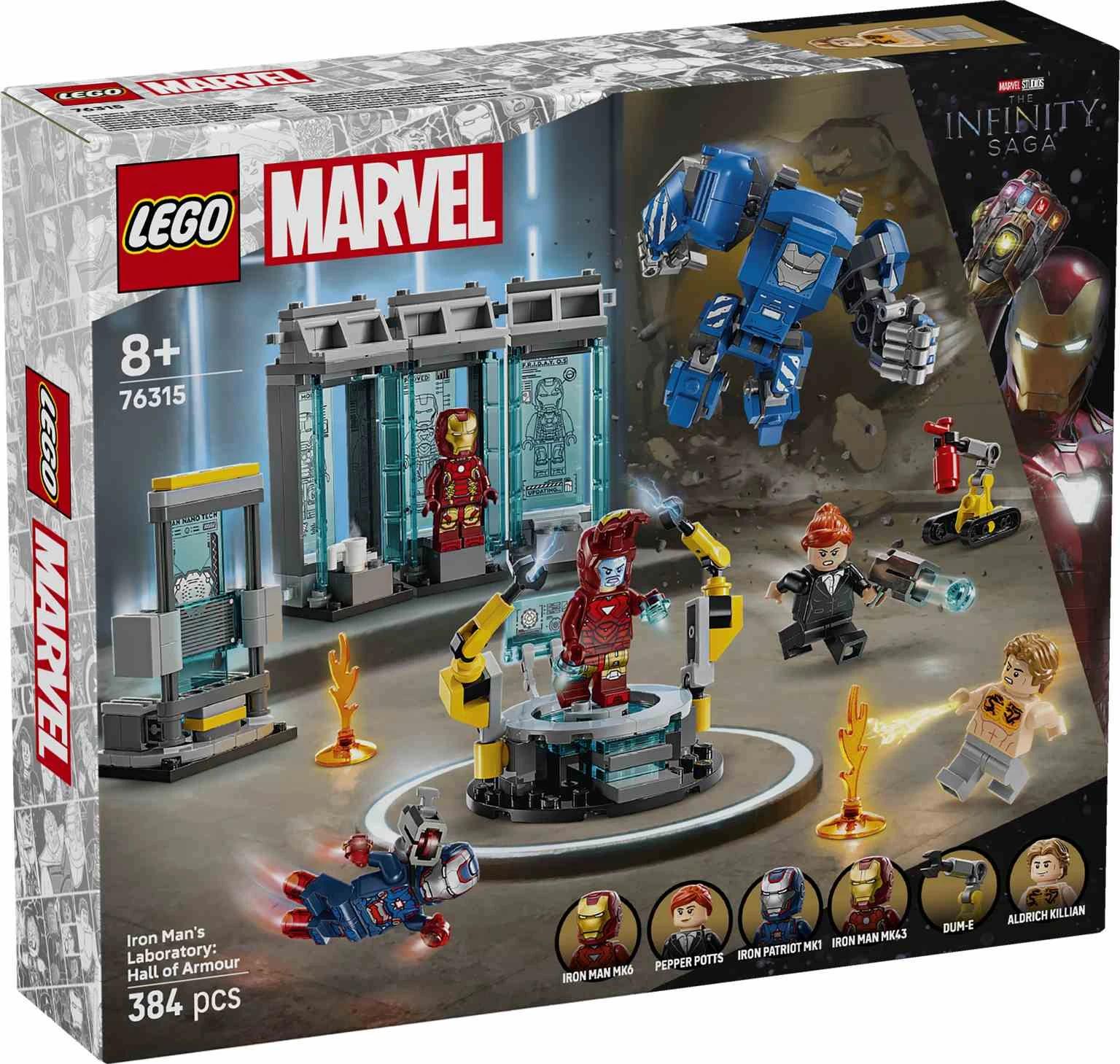 LEGO MARVEL | Laboratorio de Iron Man: Sala de Armaduras- 76315