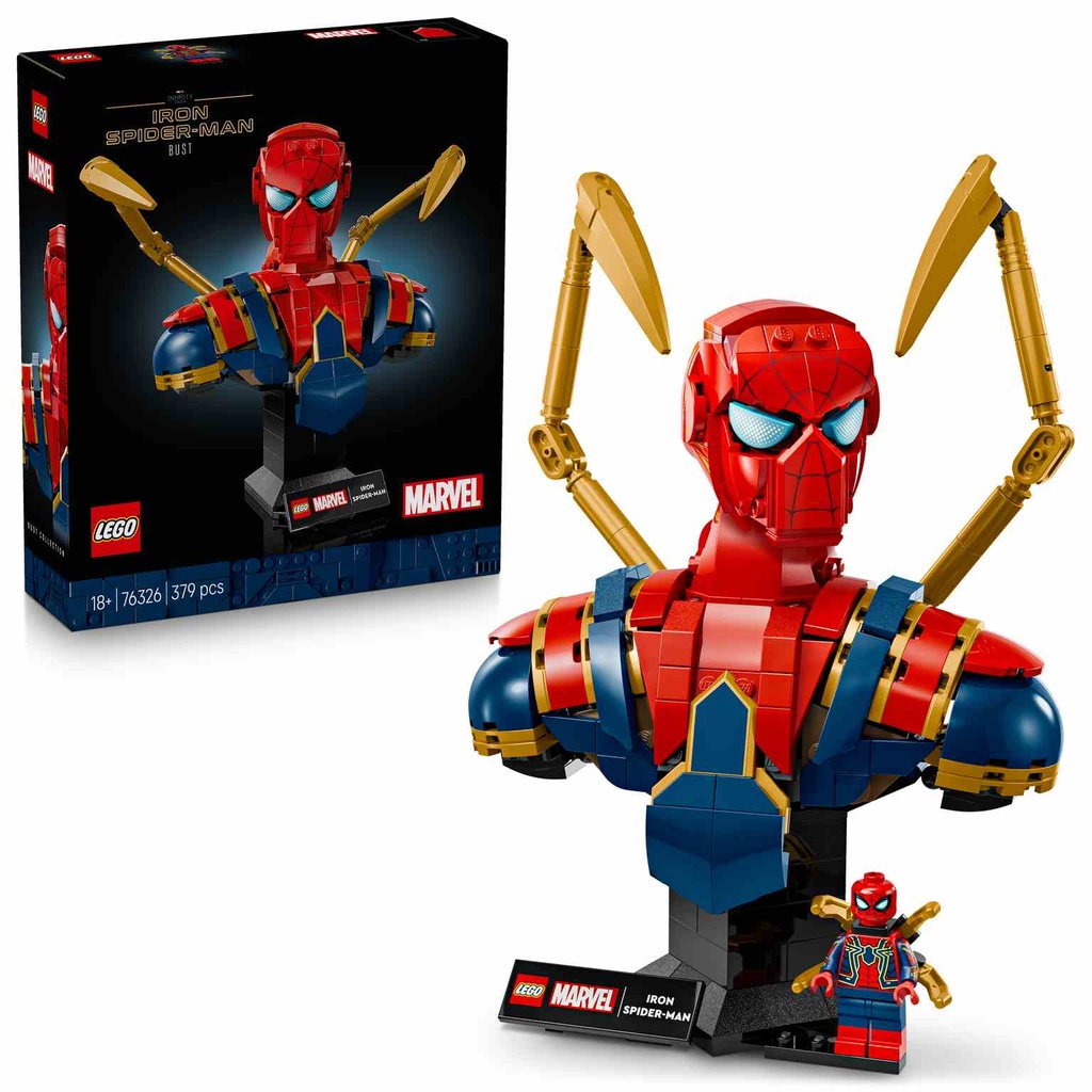 LEGO MARVEL | Busto de Iron Spider-Man- 76326
