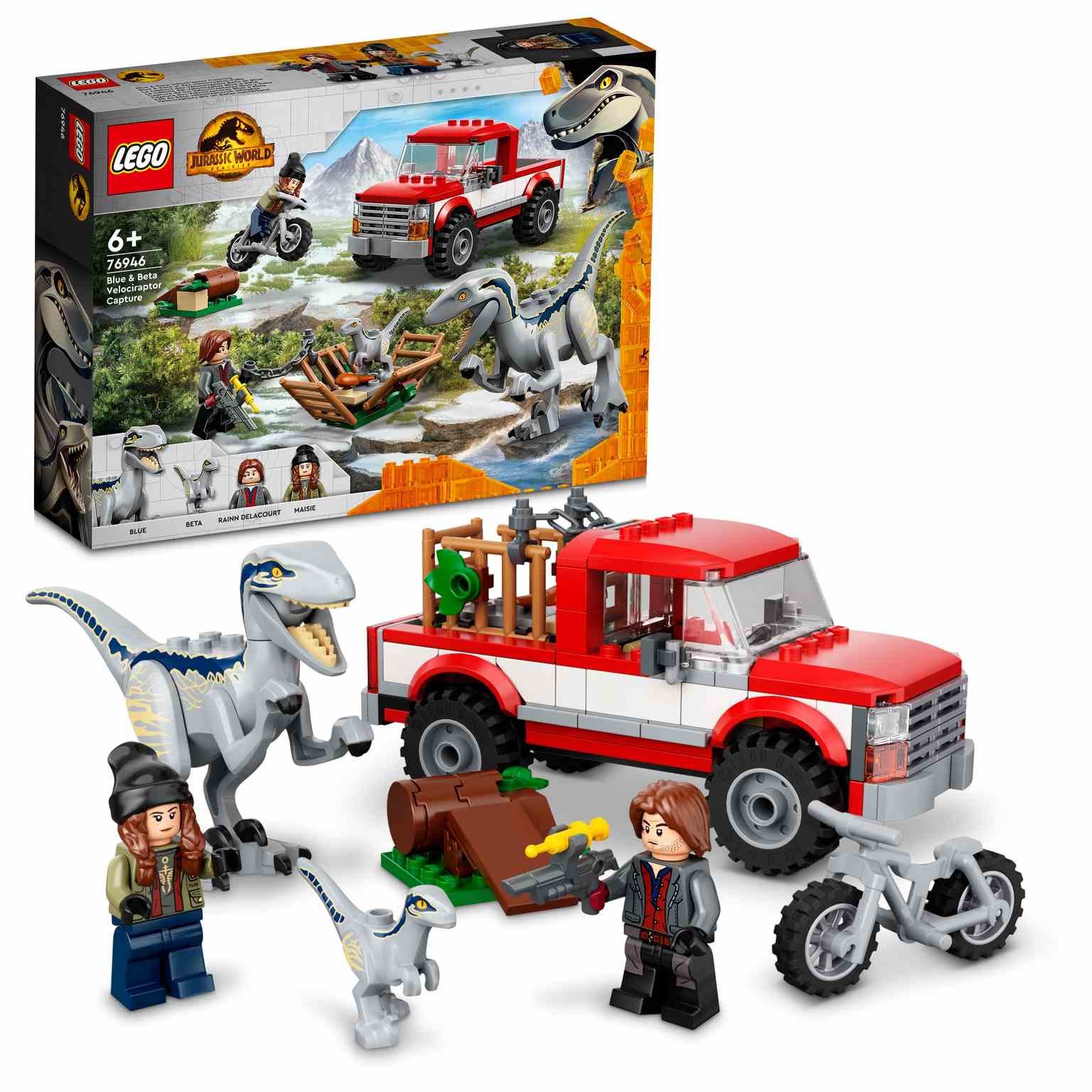 LEGO Jurasssic World | Captura de los Velocirraptores Blue y Beta 76946