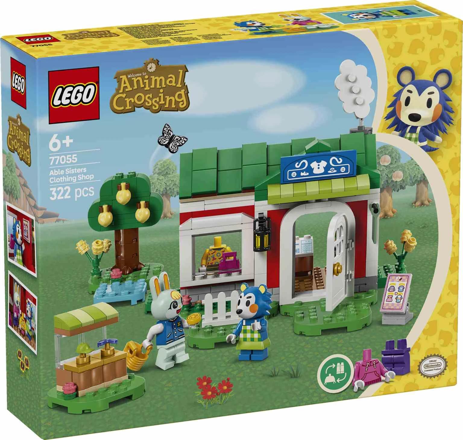 LEGO Animal Crossing | Tienda de ropa de las Hermanas Manitas - 77055
