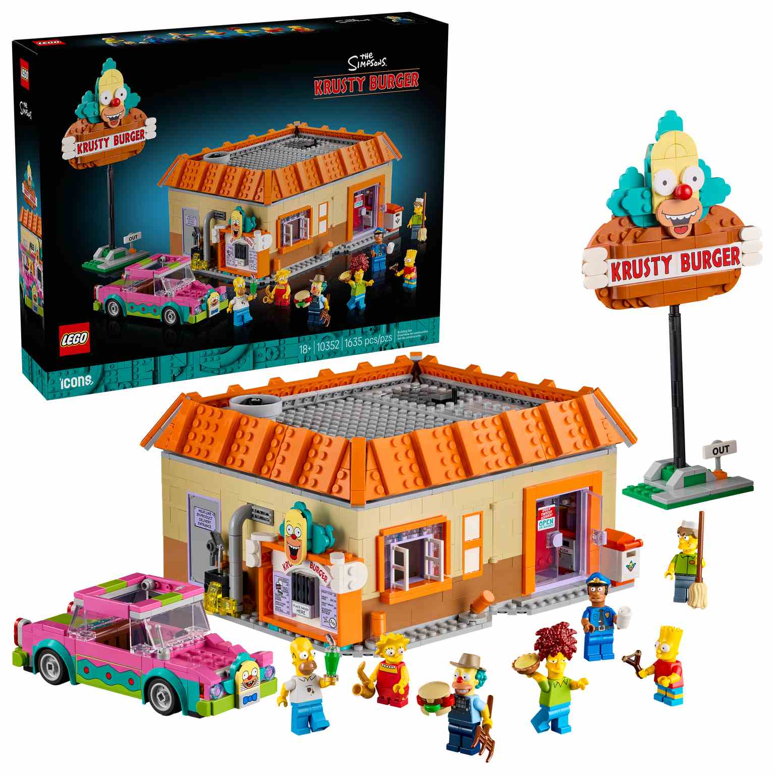 LEGO ICONS | The Simpsons™: Krusty Burger - 10352
