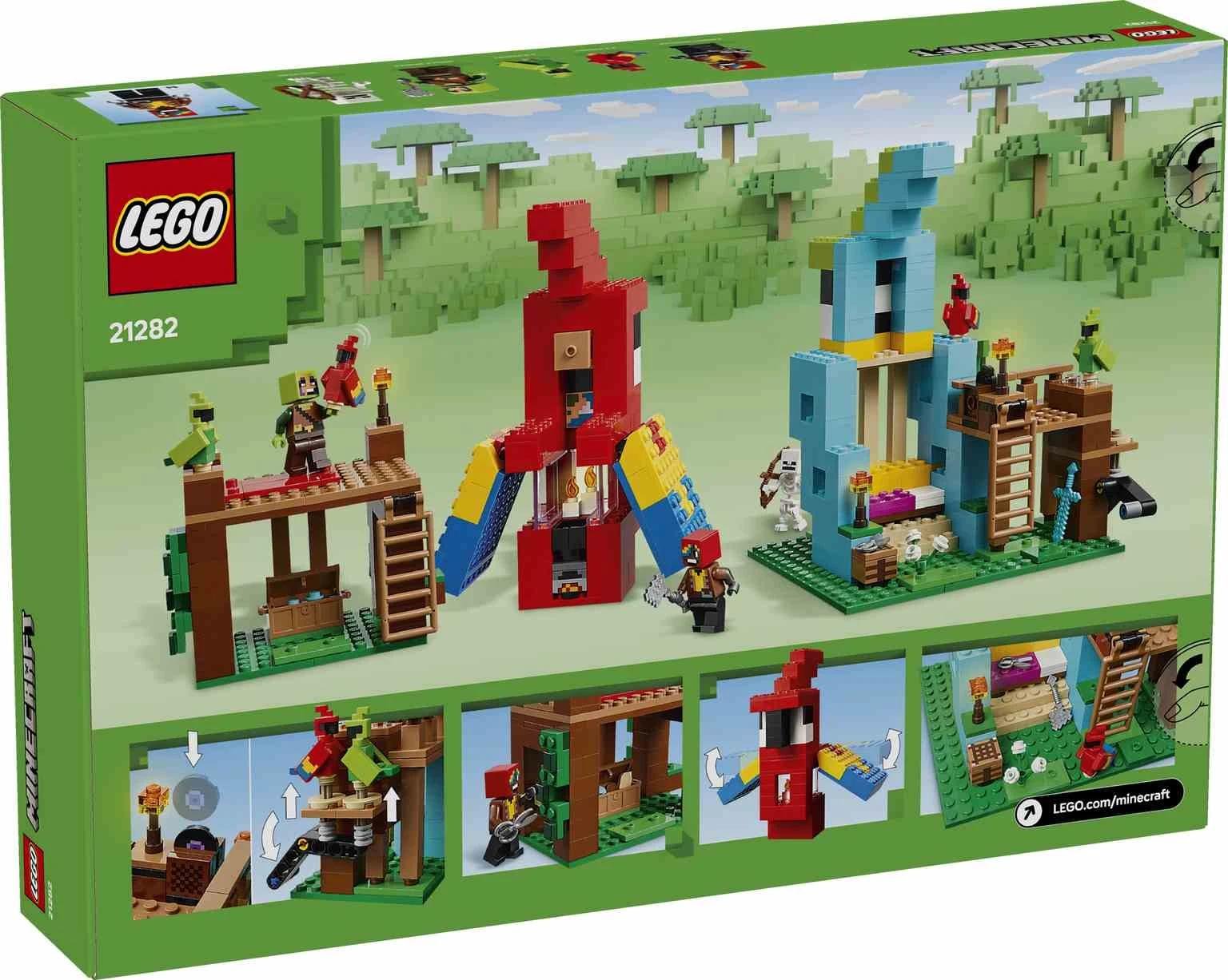 チビ〜 LEGO®Minecraft: Las Casas-Loro - LEGO PANAMA - LEGO® Latam