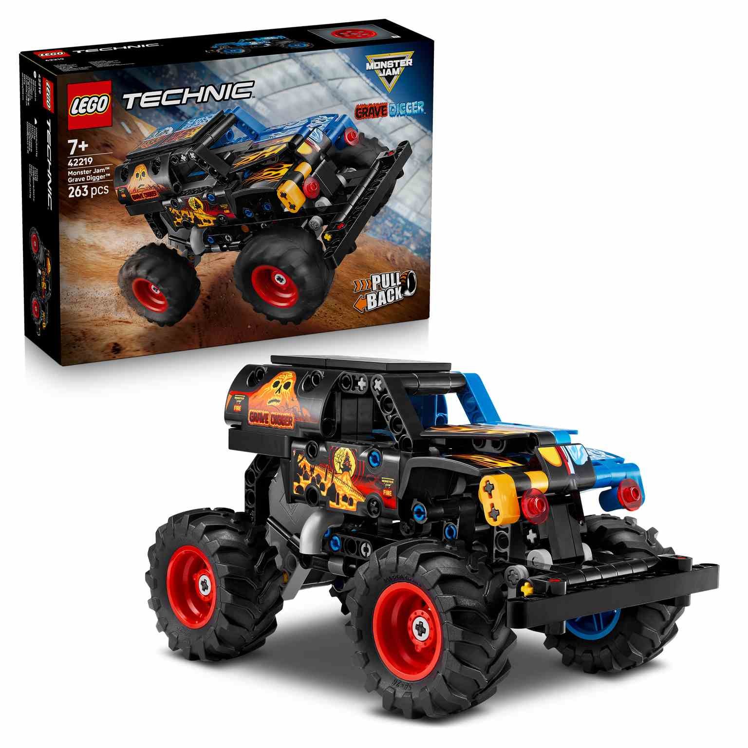 LEGO Technic | Monster Jam™ Grave Digger™ Fuego y Hielo - 42219