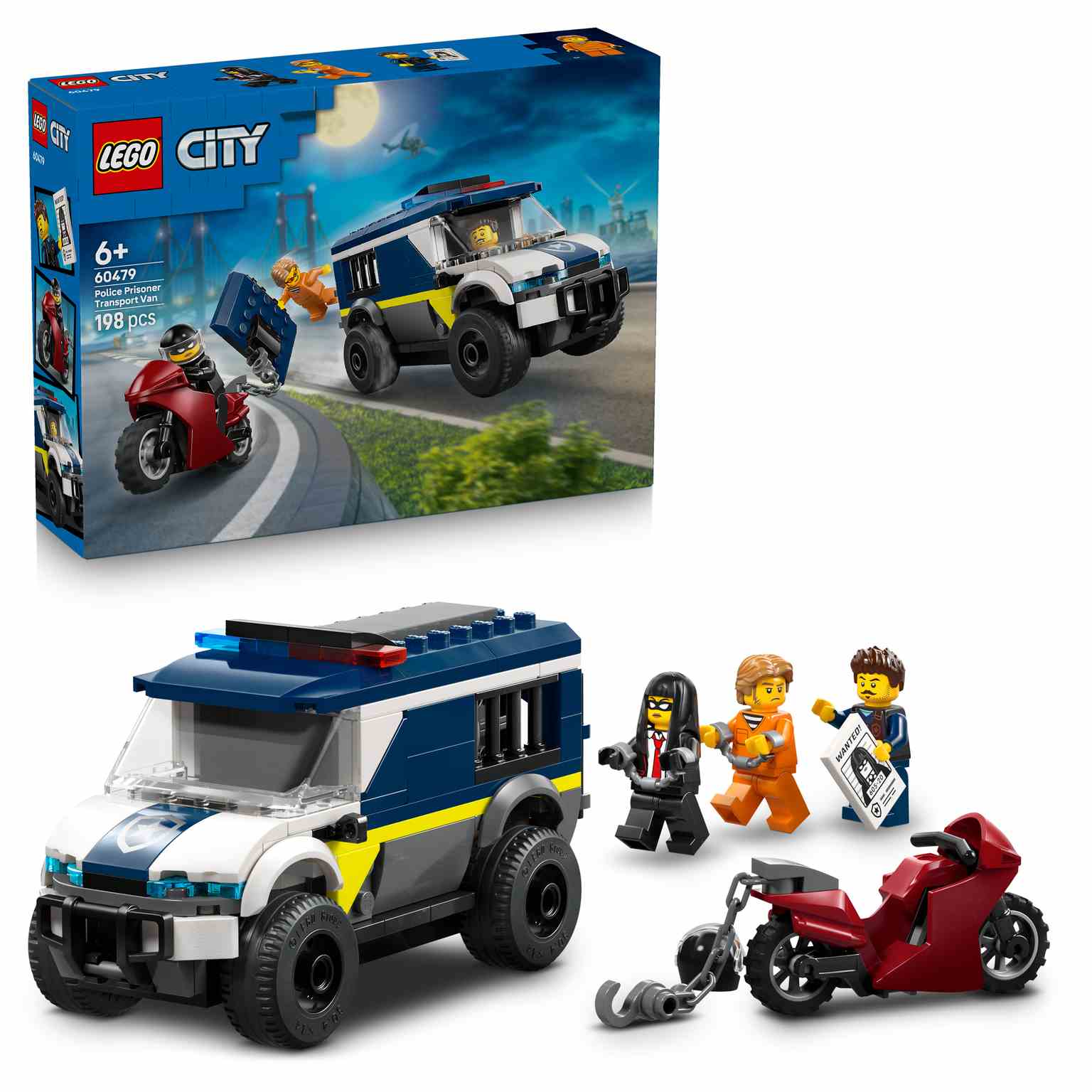 LEGO CITY | Furgoneta de Transporte Penitenciario de Policía - 60479