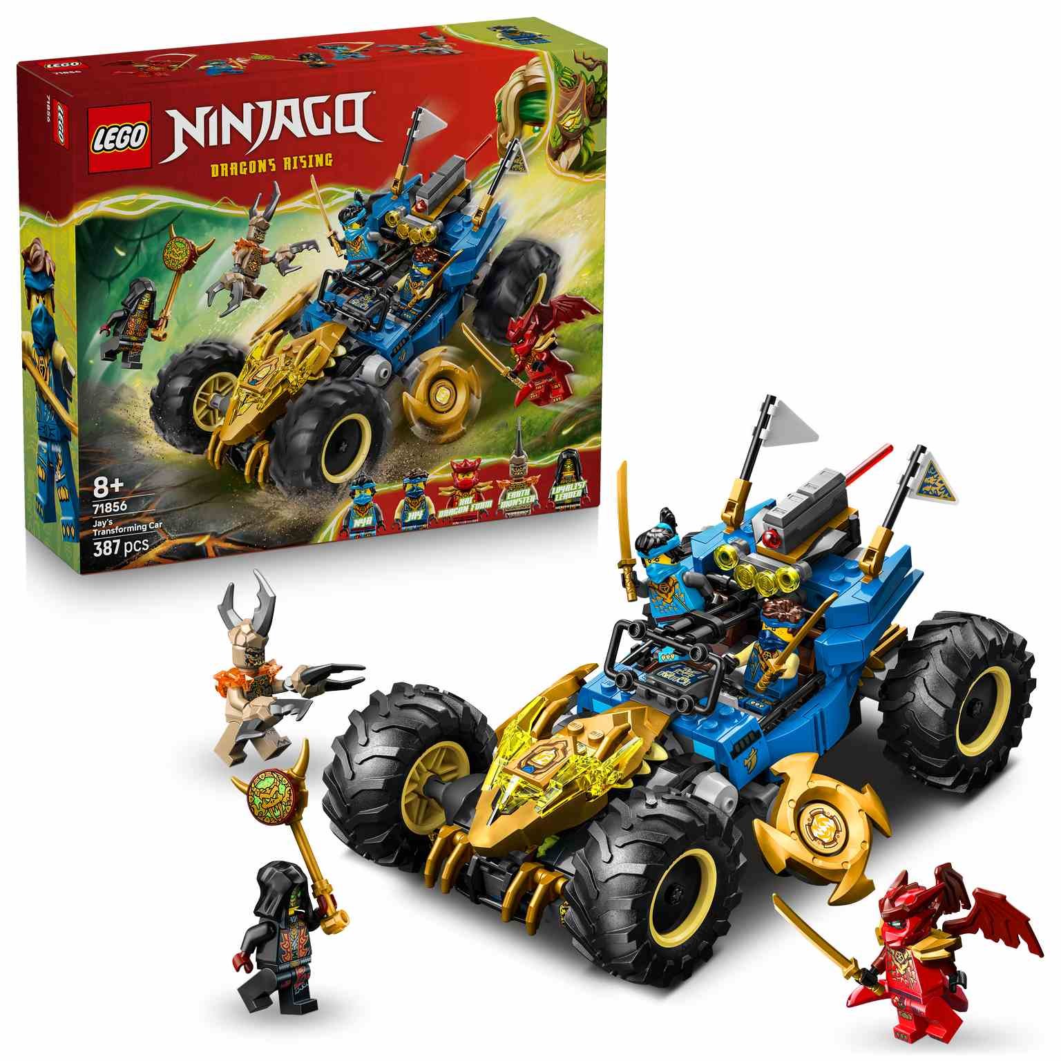 LEGO Ninjago | Coche Transformable de Jay - 71856