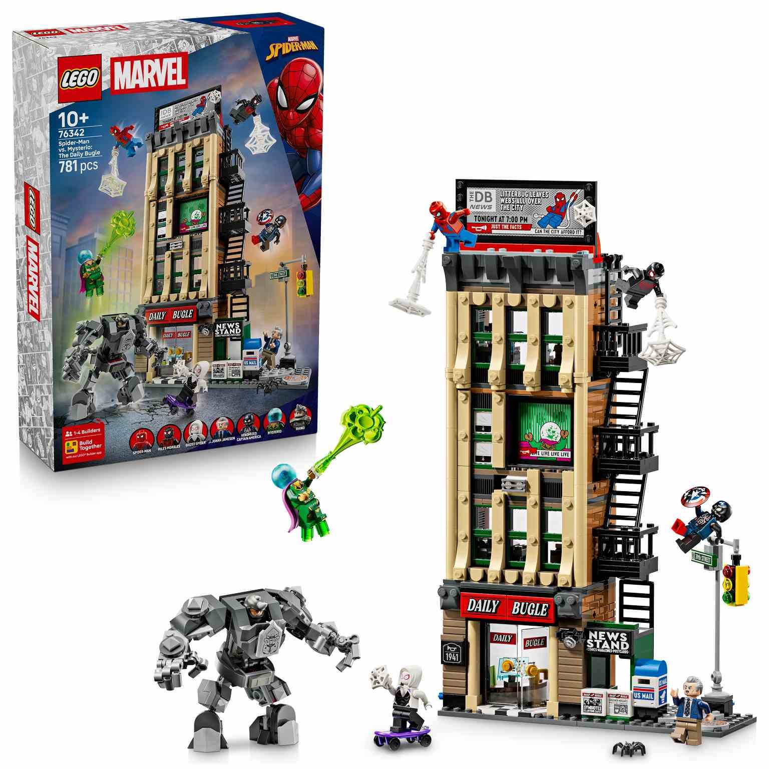 LEGO MARVEL | Spider-Man vs. Mysterio: El Daily Bugle - 76342