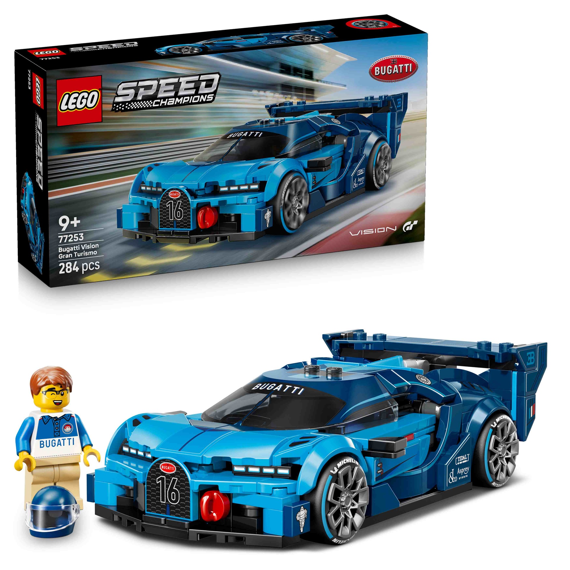 LEGO Speed Champions | Coche Hiperdeportivo Bugatti Vision GT - 77253