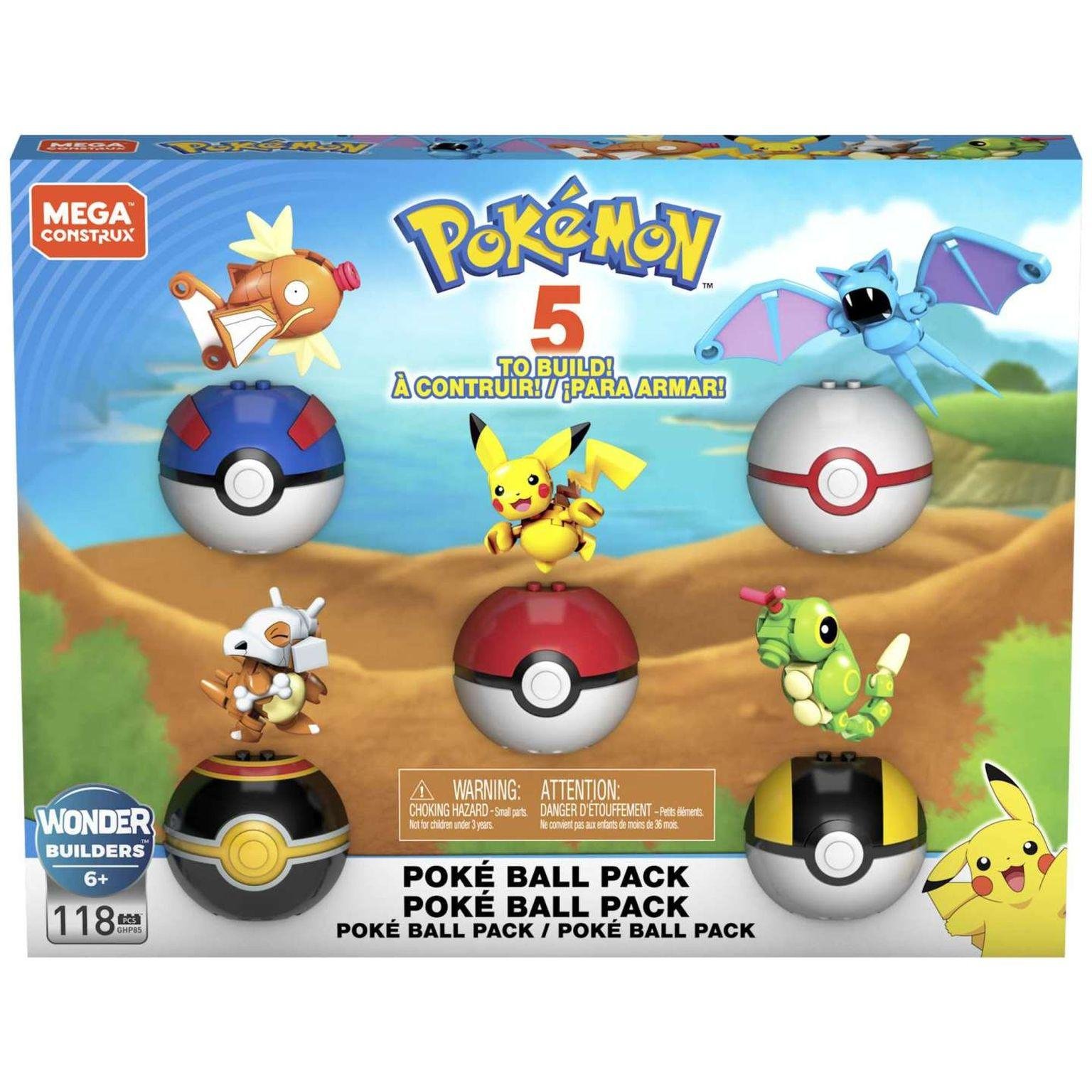 MEGA Construx Pokémon | Conjunto Exclusivo Poké Ball (Mattel GHP85)