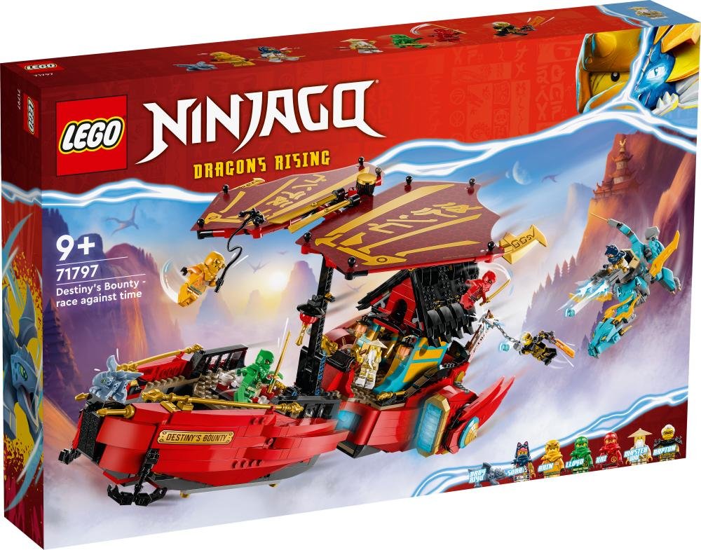 LEGO Ninjago | Barco de Asalto Ninja: Carrera Contra el Tiempo 71797